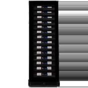 Pevino Imperial Eco Wine Cooler - 54 Bottles - Single Zone - Black PBI58S-EE-HHB