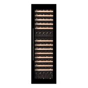 Pevino Majestic Wine Cooler - 101 Bottles - Dual Zone - Black Glass Front PI106D-B
