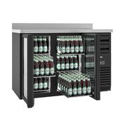 Infrico SPC 1470 SuperCooler Back Bar Bottle Cooler (Black)