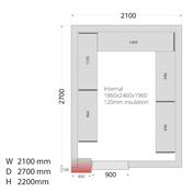 Tefcold CRPF2127 Coldroom (Cooling)