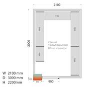 Tefcold CRPF2130 Coldroom (Cooling)