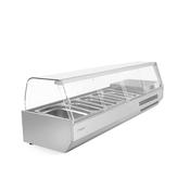 Infrico VIP198013CRISTAL Refrigerated Pizza &amp; Sandwich Prep Display Cabinet image