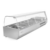 Infrico VIP133013CRISTAL Refrigerated Pizza &amp; Sandwich Prep Display Cabinet image