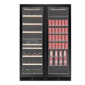 Cella Wine &amp; Beverage Combination, WBV122D-BLACK