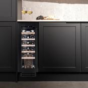 Caple Wi3125BS - Built In Undercounter Single Zone Black Steel Wine Cooler image