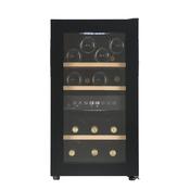 Cavecool Joy Azurite Wine Cooler - 16 Bottles - Dual Zone - Black CC16DB