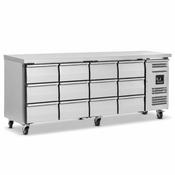 Blizzard 12 Drawer Refrigerated Counter Without Upstand 553L HBC4NU-3333