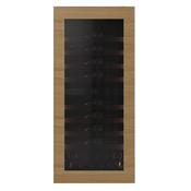 Pevino Imperial Wine Cooler - 62 Bottles - Dual Zone - Black Glass Front PIM72DK-BP