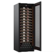 Pevino Majestic Wine Cooler - 119 Bottles - Single Zone - Black Glass Front PM166S-HHB-1