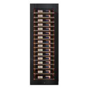 Pevino Majestic Wine Cooler - 125 Bottles - Single Zone - Black Glass Front PM177S-HHB