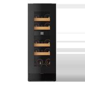 Pevino Noble Wine Cooler - 16 Bottles - Dual Zone - Black Glass Front PN18D-HHB