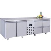 CombiSteel 700 REFRIGERATED COUNTER 2 DOORS AND 4 DRAWERS MONOBLOCK