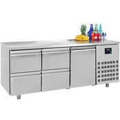 Combisteel 700 refrigerated counter 1 door 4 drawers