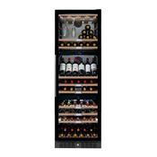 Caple WF1553BG - Tall Freestanding Triple Zone Black Wine Cooler image