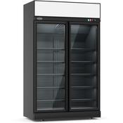 CombiSteel FREEZER 2 GLASS DOORS BLACK INS-1000F BL