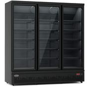 CombiSteel FREEZER 3 GLASS DOORS BLACK JDE-1530F BL