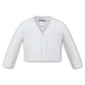 Sarah Louise Ivory Baby Boy Christening Cardigan Style 006791 in