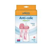Dr Browns Anti-Colic Options+ Baby Bottle 2 Pack 270Ml - Pink