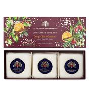 Christmas Wreath Soap Trio Set image