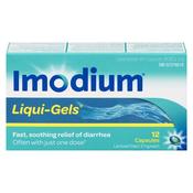 Imodium Liquigels Diarrhea Relief 12'S image