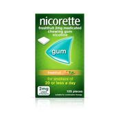 Nicorette Freshfruit Gum 2Mg 105 Pieces image