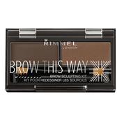 Brow This Way Kit Dark Brown image