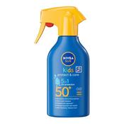 Nivea Sun Kids Protect &amp; Care  5In1 50+ Spray 250Ml
