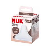 Nuk Pm Silicone Teat 3+M 2Pack