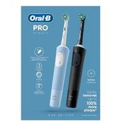 Oral B Pro Vitality Blue And Black Electric Brush Duo Pack image
