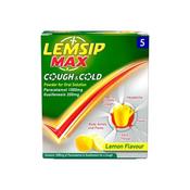 Lemsip Max Cough &amp; Cold 5 Sachets - Lemon Flavour image