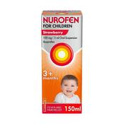 Nurofen For Children Strawberry Oral Suspension 150Ml image
