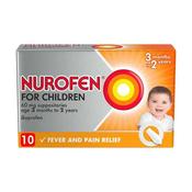 Nurofen For Children 60Mg Suppositories 10 image