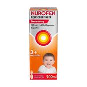 Nurofen For Children Strawberry Oral Suspension 200Ml image