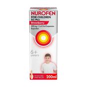 Strawberry Nurofen For Children 6+ Years 200Ml image