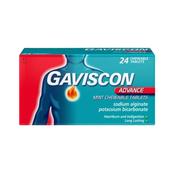 Gaviscon Advance Chewable Tablets 24 Peppermint Flavour