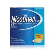 Nicotinell 21Mg 24Hr Step 1 7 Patches  Smoking Cessation Aid image