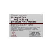 Ferrograd Folic Acid Tablets 30 S 325Mg