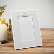 Faith And Hope First Communion 4" X 6" Photo Frame