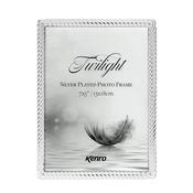Twilight Series Silver Plated 7X5" Photo Frame