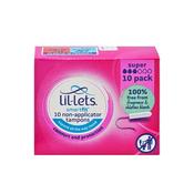 Lil Lets Smartfit 10 Non-Applicator Tampons image