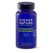 Higher Nature Astaxanthin And Blackcurrant 90 Capsules image