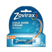 Zovirax Cold Sore 5% Cream Pump 2G image