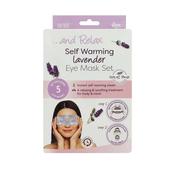 Skin Treats Self Warming Lavender Eye Mask Set