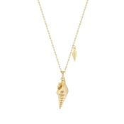 Sea Shell Pendant Gold image