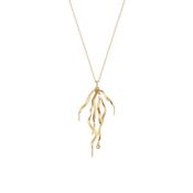 Seaweed Pendant Gold image