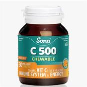 Sona Chewable Vitamin C 500Mg 30 Tablets image