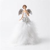 12.5Cm Silver Angel Tree Hanger