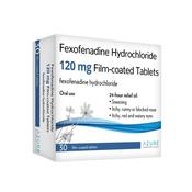 Fexofenadine Hydrochloride 120Mg 30 Tablets image