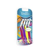 Gilette Venus 3 Blade Womens Razors 4 Pack