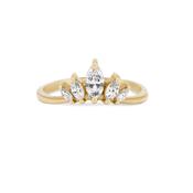 Crown of Hope - Diamond Ring 14k Gold image